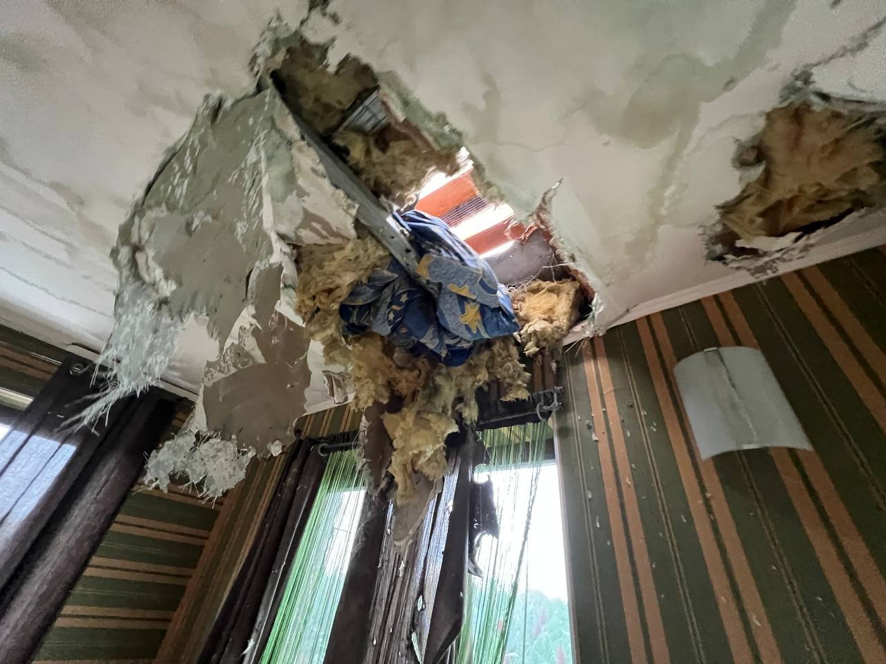 Пошкоджено  приватний будинок