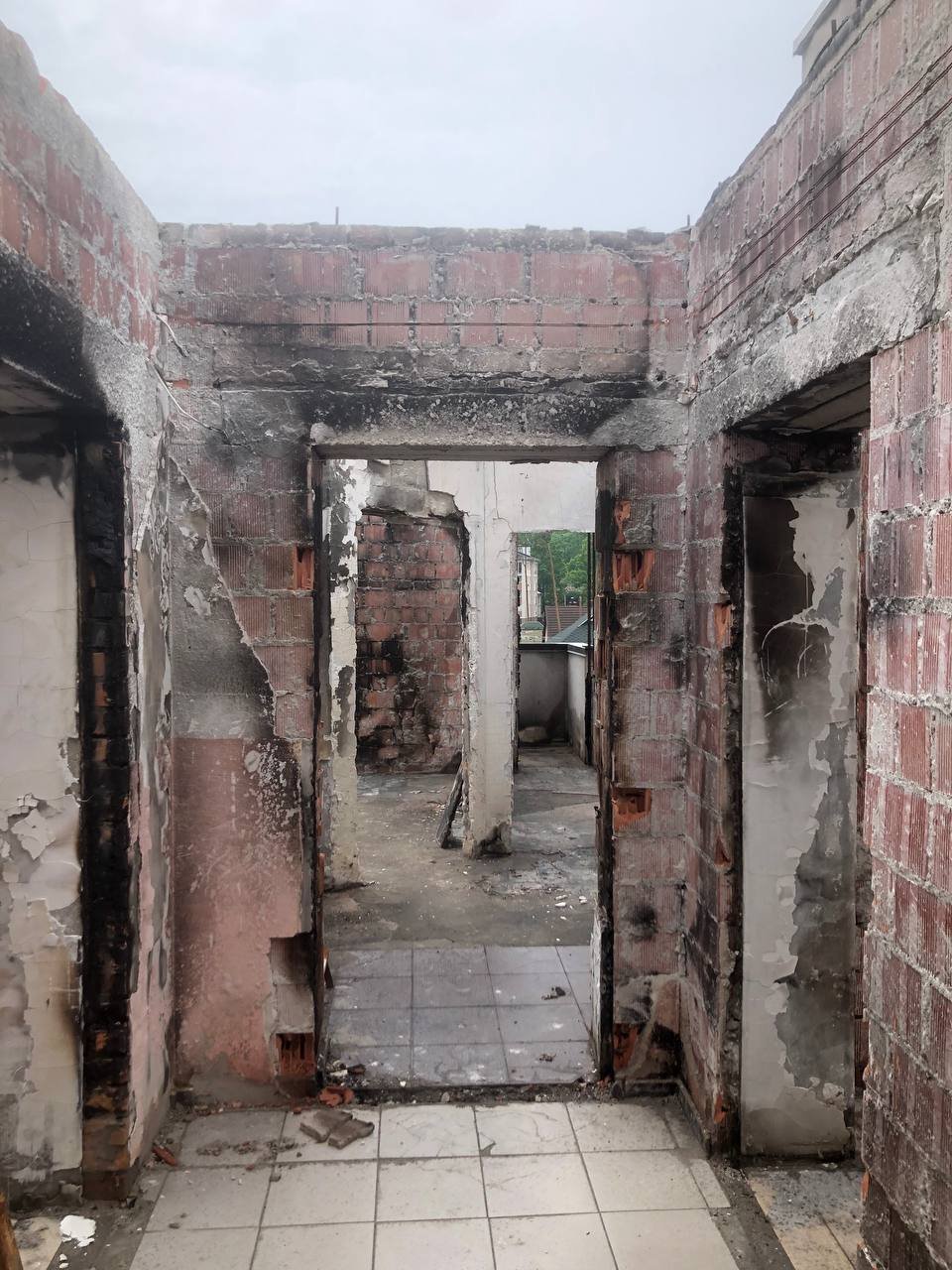 Пошкоджено будинок  в м. Ірпінь