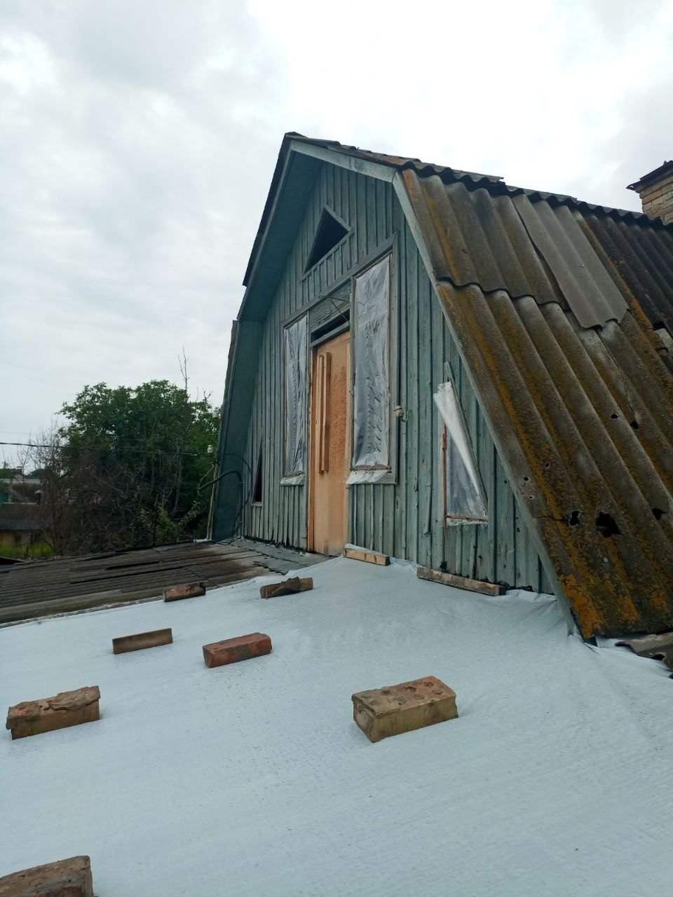 Пошкоджено приватний будинок  в с. Горенка