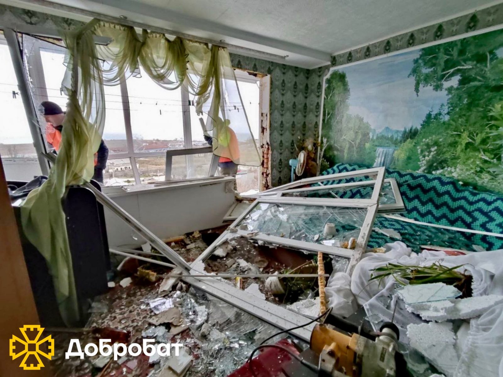 Over 260 volunteers carried out urgent repairs in five regions: about the week of Dobrobat