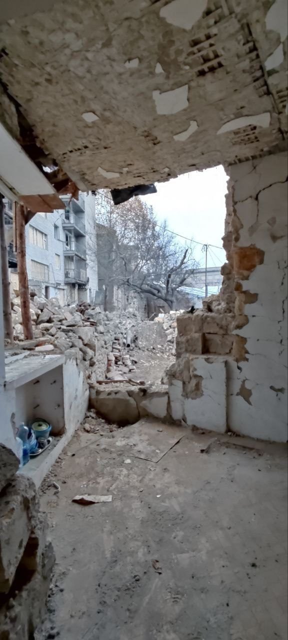 Зруйнована квартира у місті Миколаїв