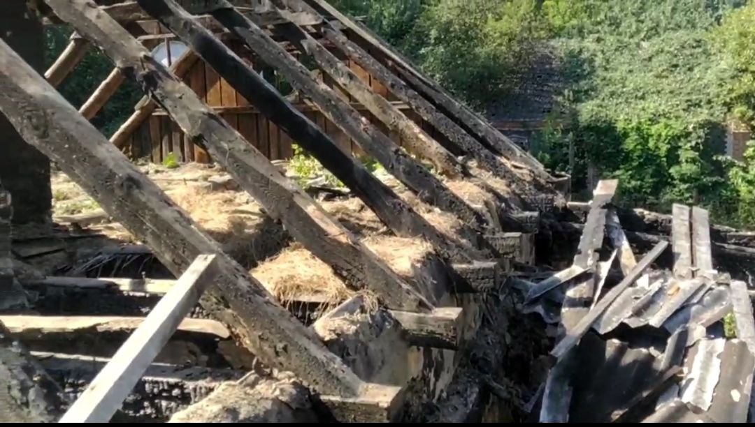 Пошкоджено будинок у місті Ромни.