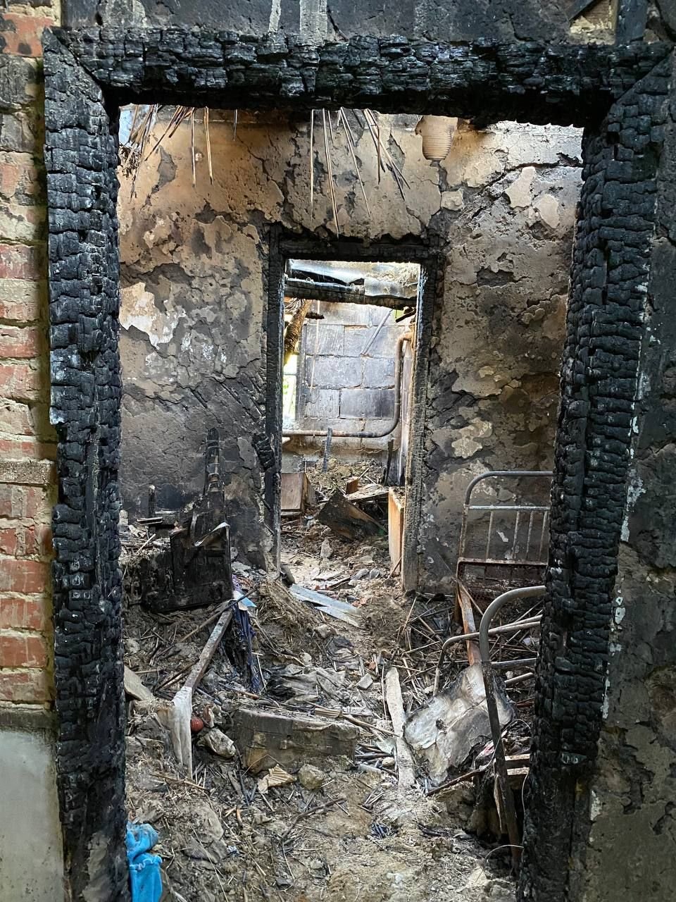 Пошкоджено будинок у місті Ромни.