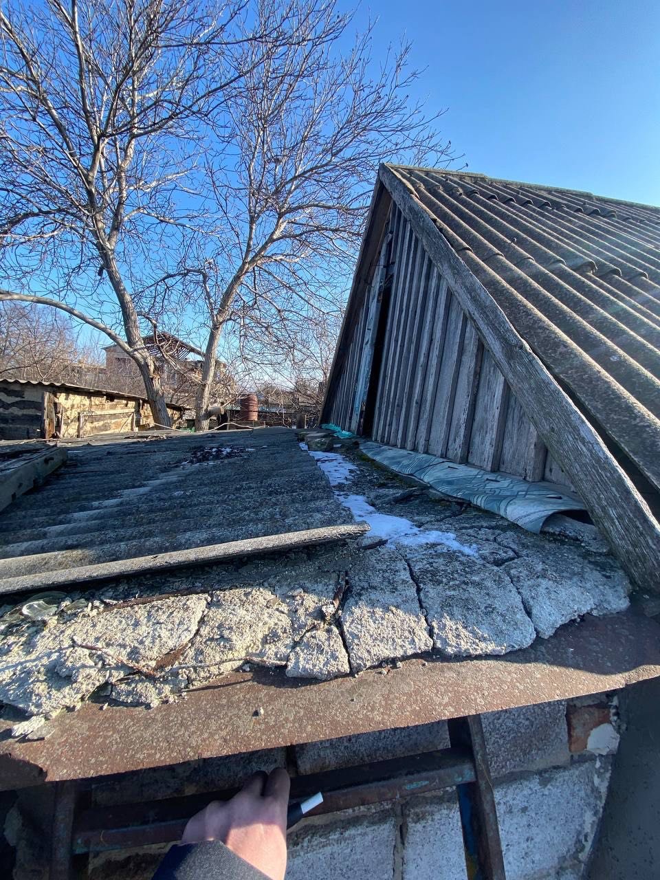 Пошкоджено житло в Запорізьклму районі.