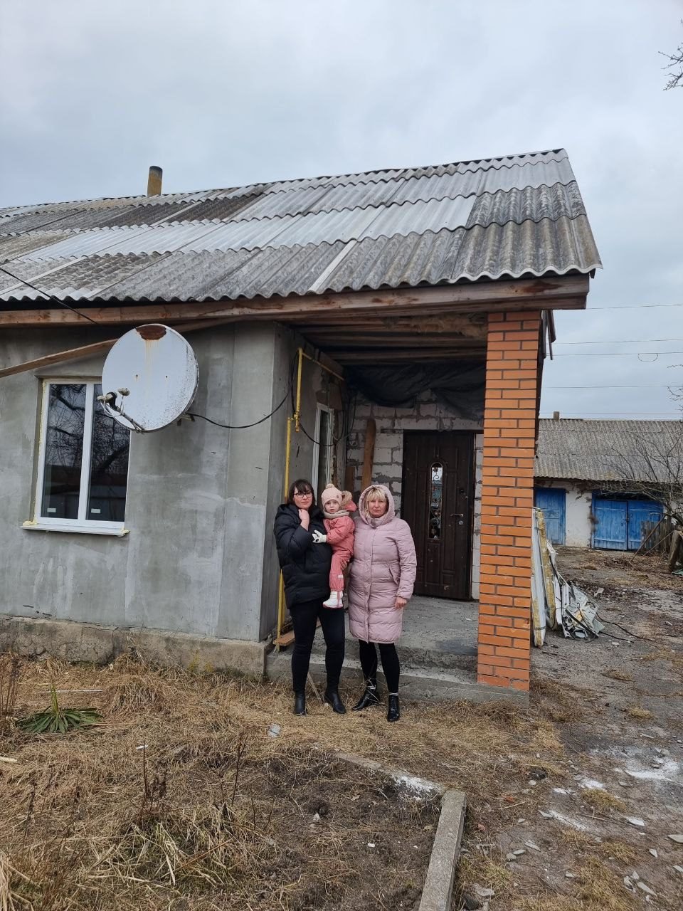 Пошкоджено житловий будинок в с. Загальці, Бучанський район