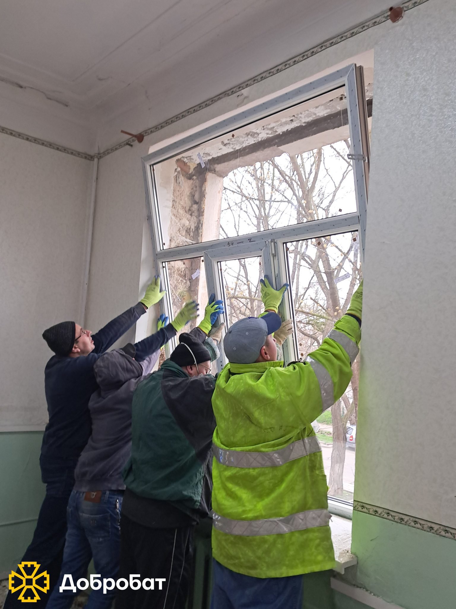 About 220 volunteers carried out the urgent restoration of facilities in six regions of the country: report on the week at Dobrobat