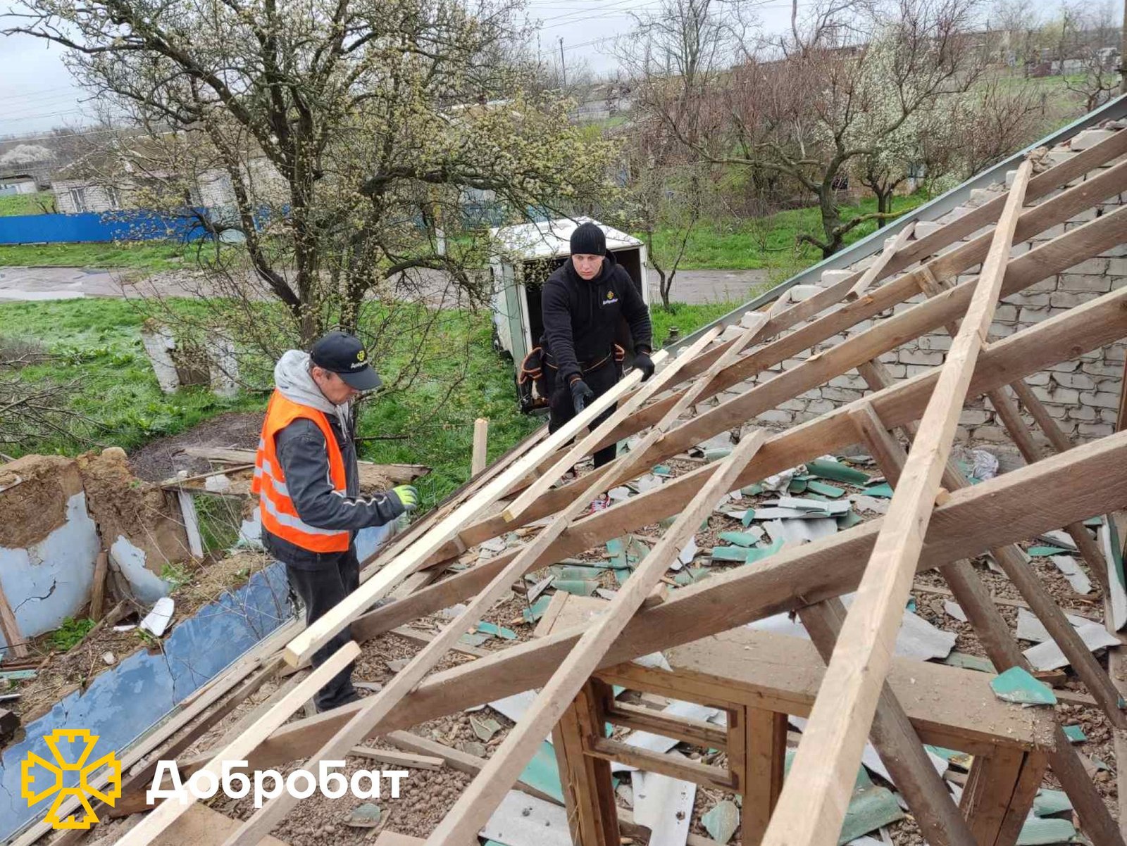 Dobrobat holds the frontline of reconstruction: we share the results of the past week