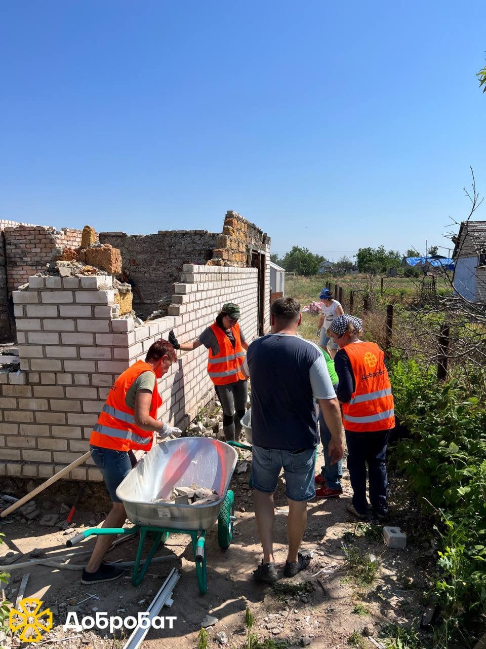 Звітуємо про результати тижня нагальної відбудови країни силами волонтерів «Добробату»