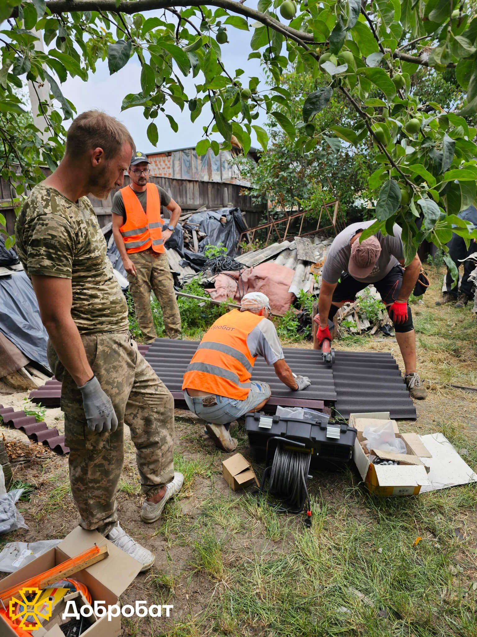 Звітуємо про результати тижня нагальної відбудови країни силами волонтерів «Добробату»