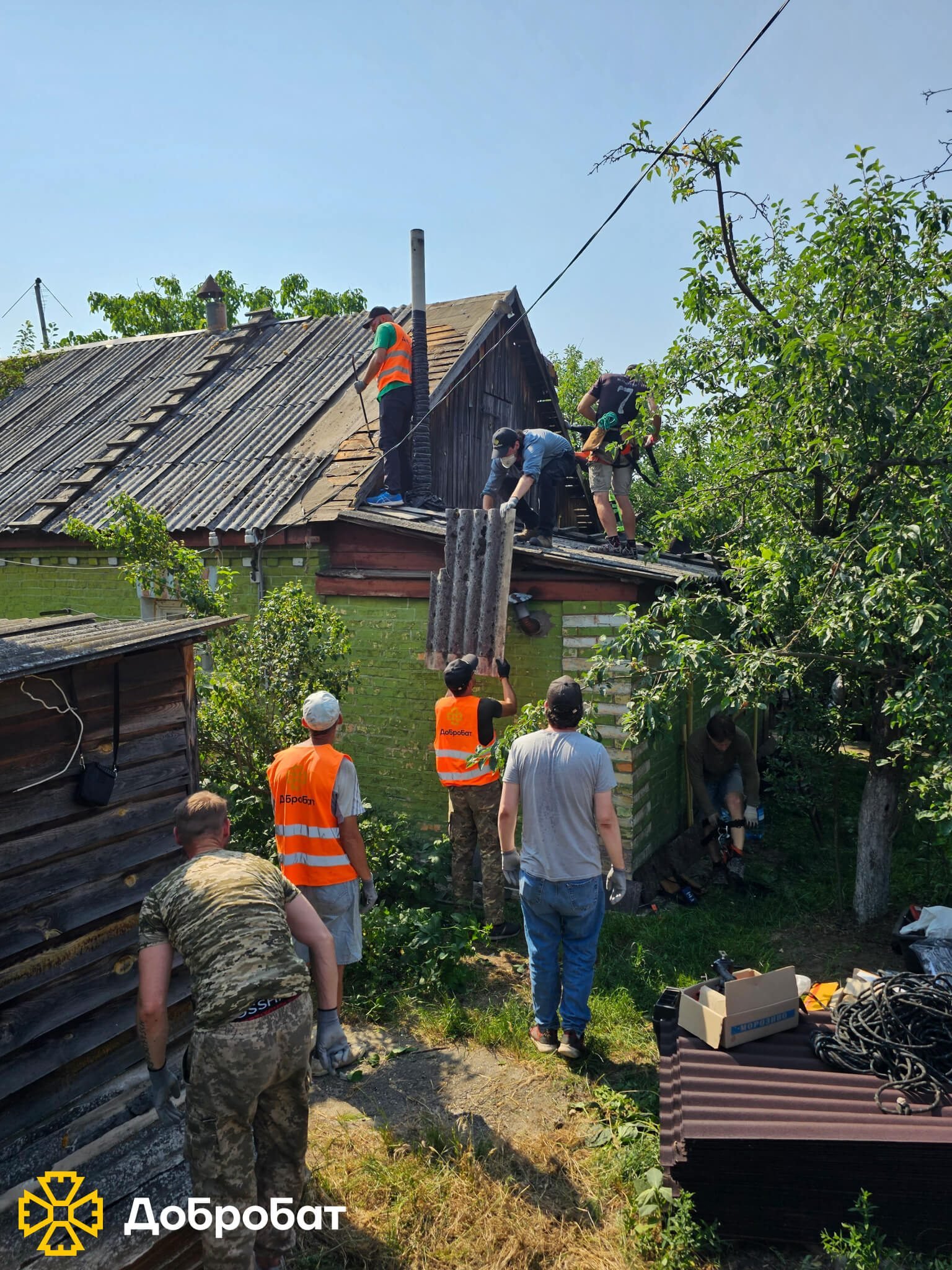 Звітуємо про результати тижня нагальної відбудови країни силами волонтерів «Добробату»