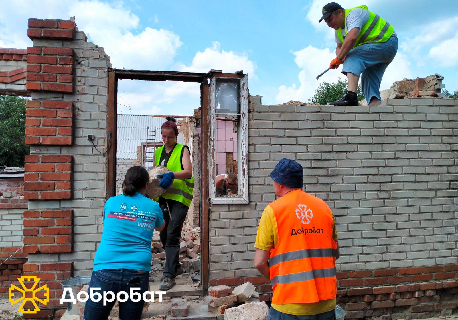 Звітуємо про результати тижня нагальної відбудови країни силами волонтерів «Добробату»