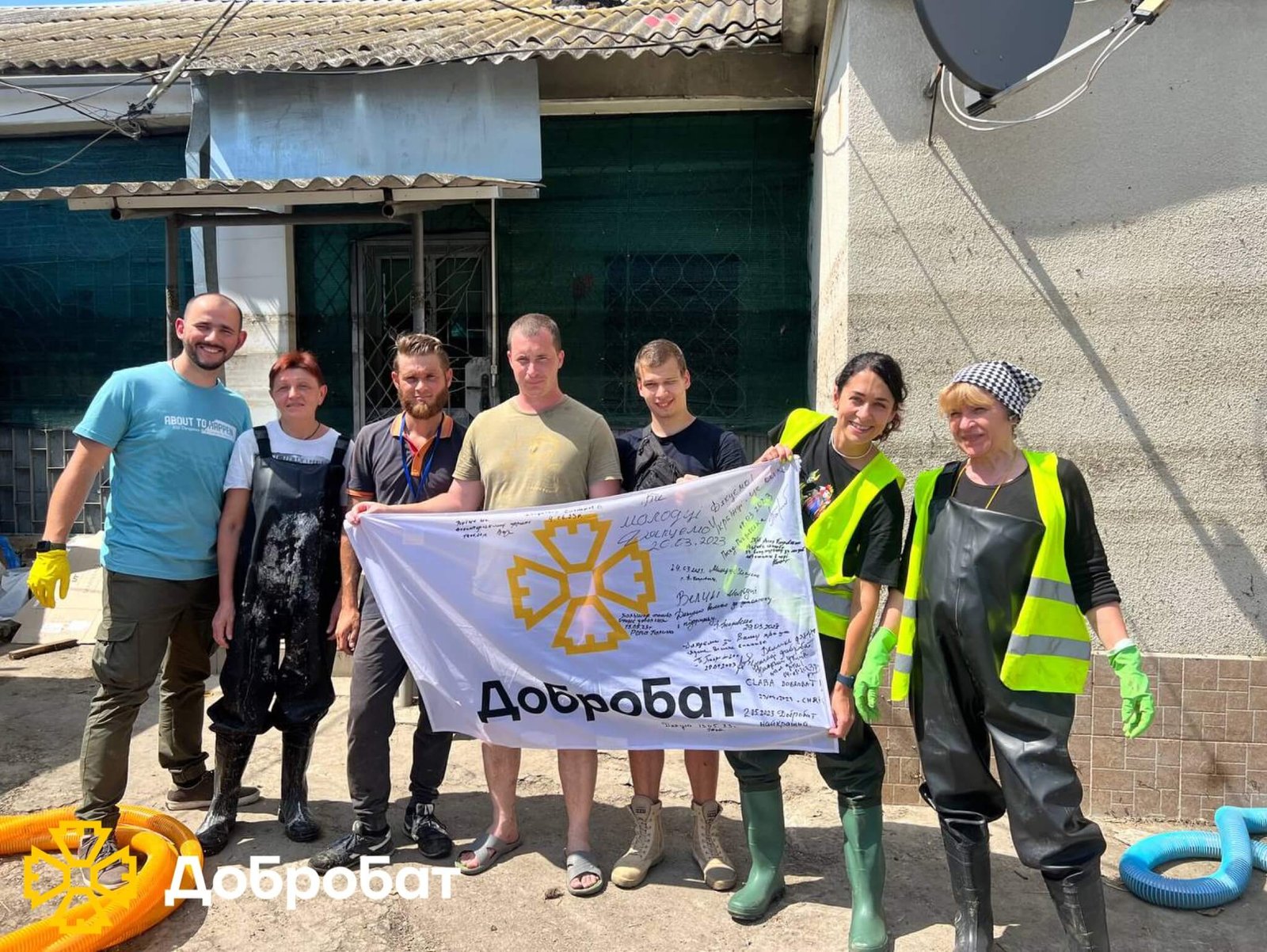 Сила духу та відданість спільній справі: понад 180 волонтерів «Добробату» долучилися до відбудови та допомоги постраждалим минулого тижня