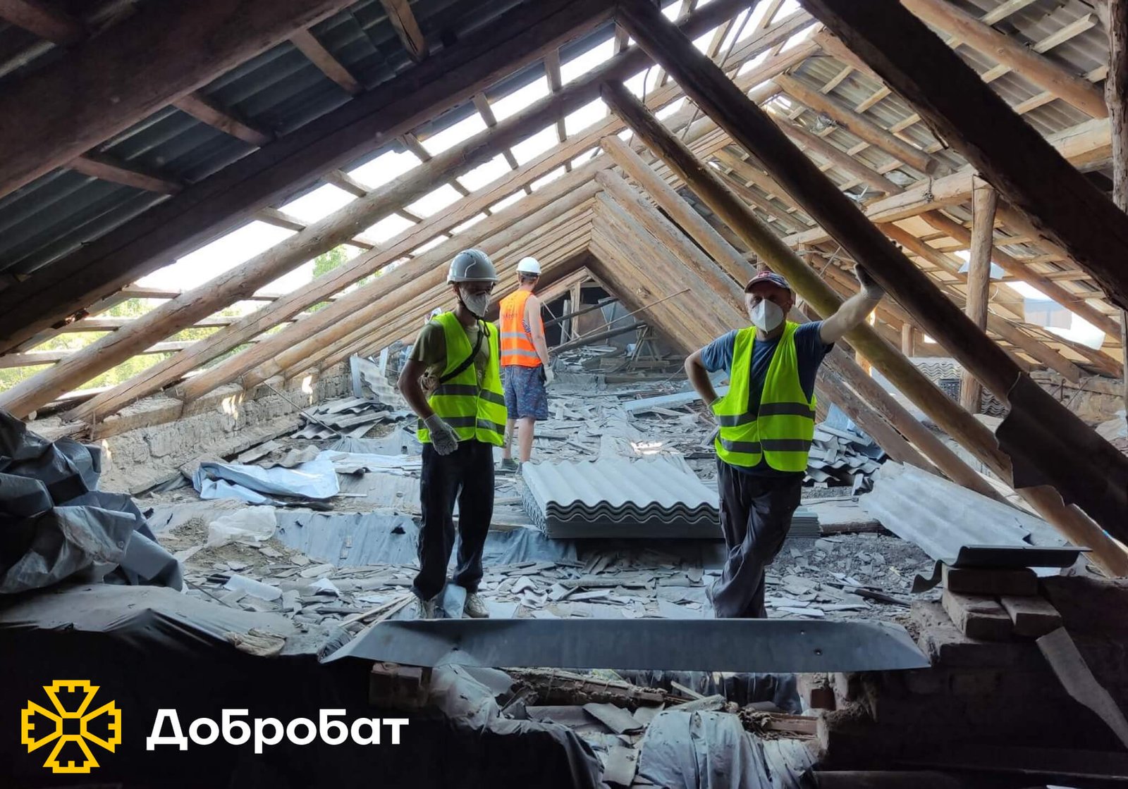 «Добробат» у дії: звітуємо про тиждень відбудови та допомоги після ворожих обстрілів