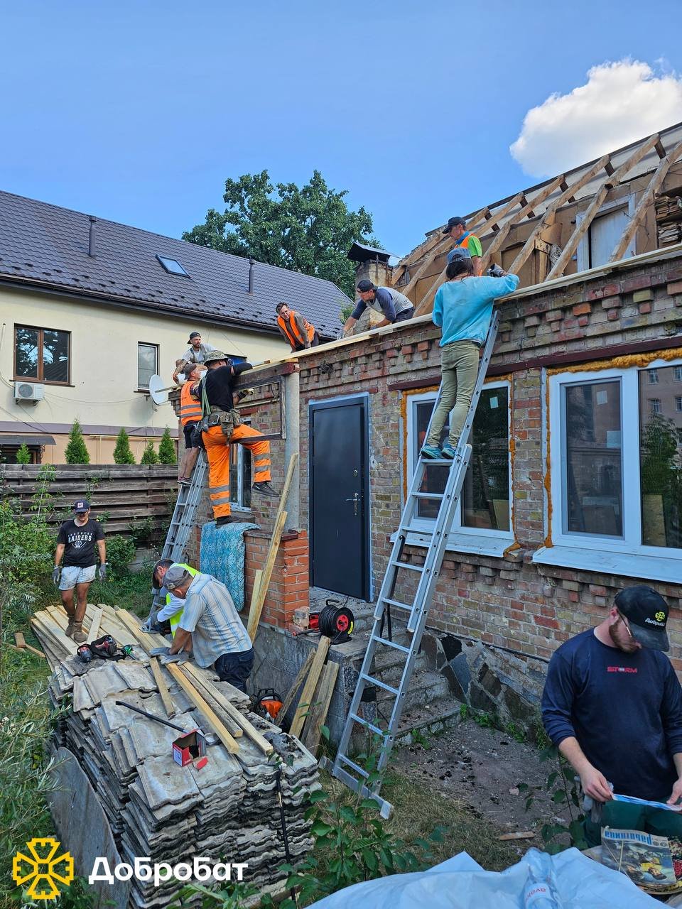 «Добробат» у дії: звітуємо про тиждень відбудови та допомоги після ворожих обстрілів