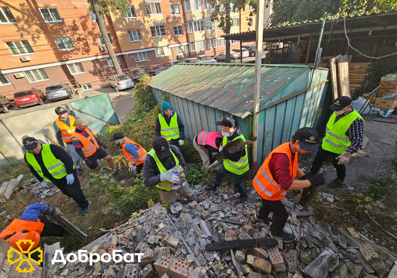 Тиждень допомоги та єднання: «Добробат» звітує про нагальну відбудову