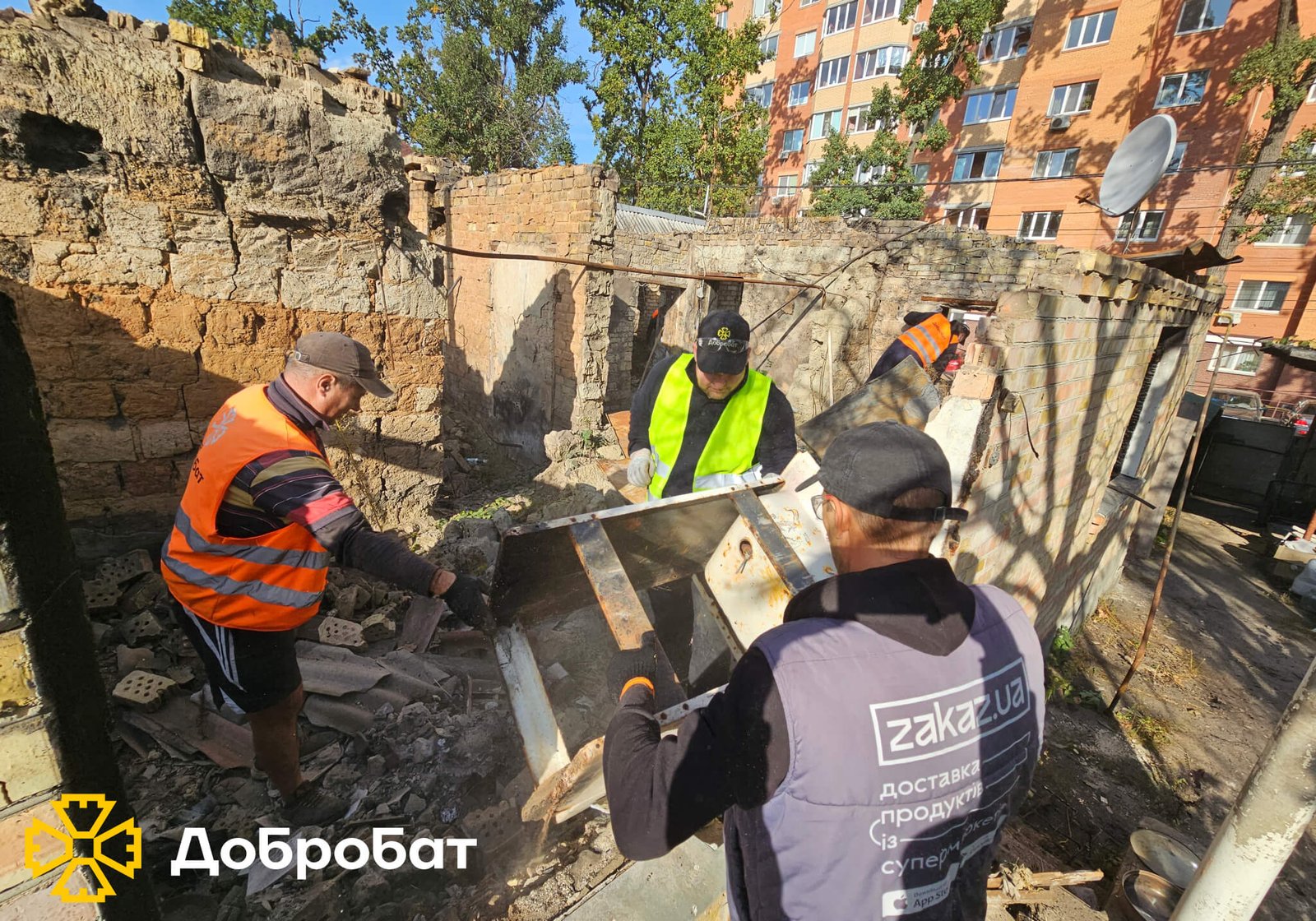 Тиждень допомоги та єднання: «Добробат» звітує про нагальну відбудову