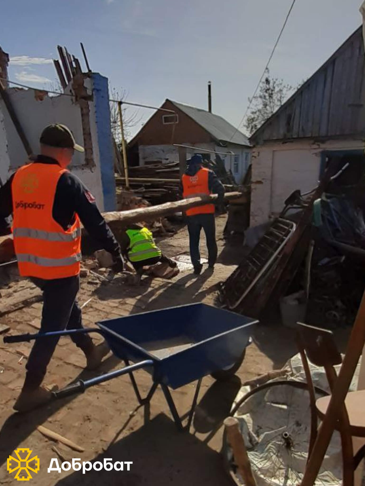 Тиждень допомоги та єднання: «Добробат» звітує про нагальну відбудову