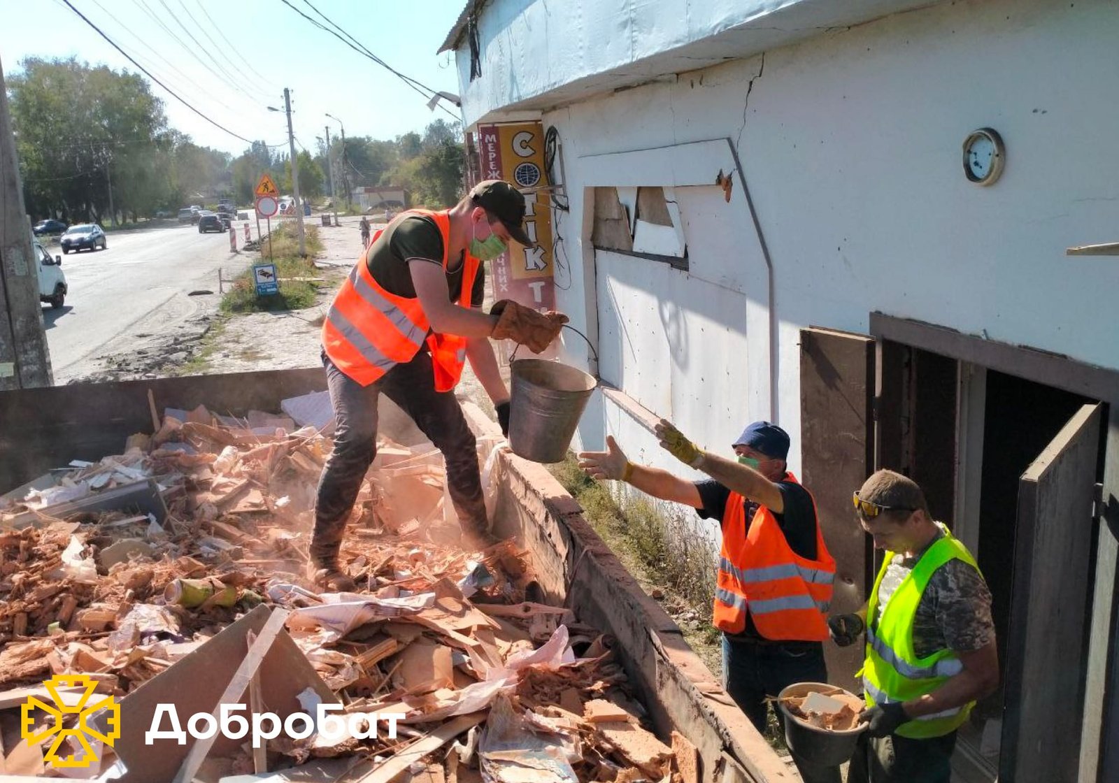 Результати відбудови за тиждень у новому звіті «Добробату»