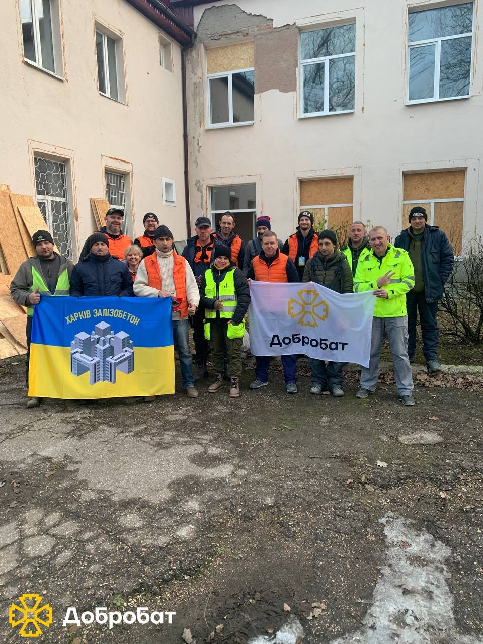 Ліквідовували наслідки руйнувань та розчищали завали: «Добробат» про допомогу у період новорічний свят