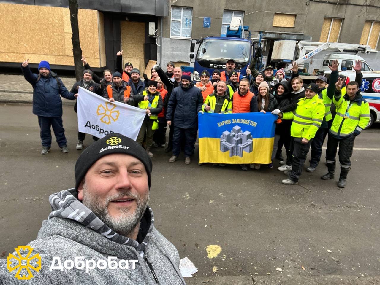 Ліквідовували наслідки руйнувань та розчищали завали: «Добробат» про допомогу у період новорічний свят