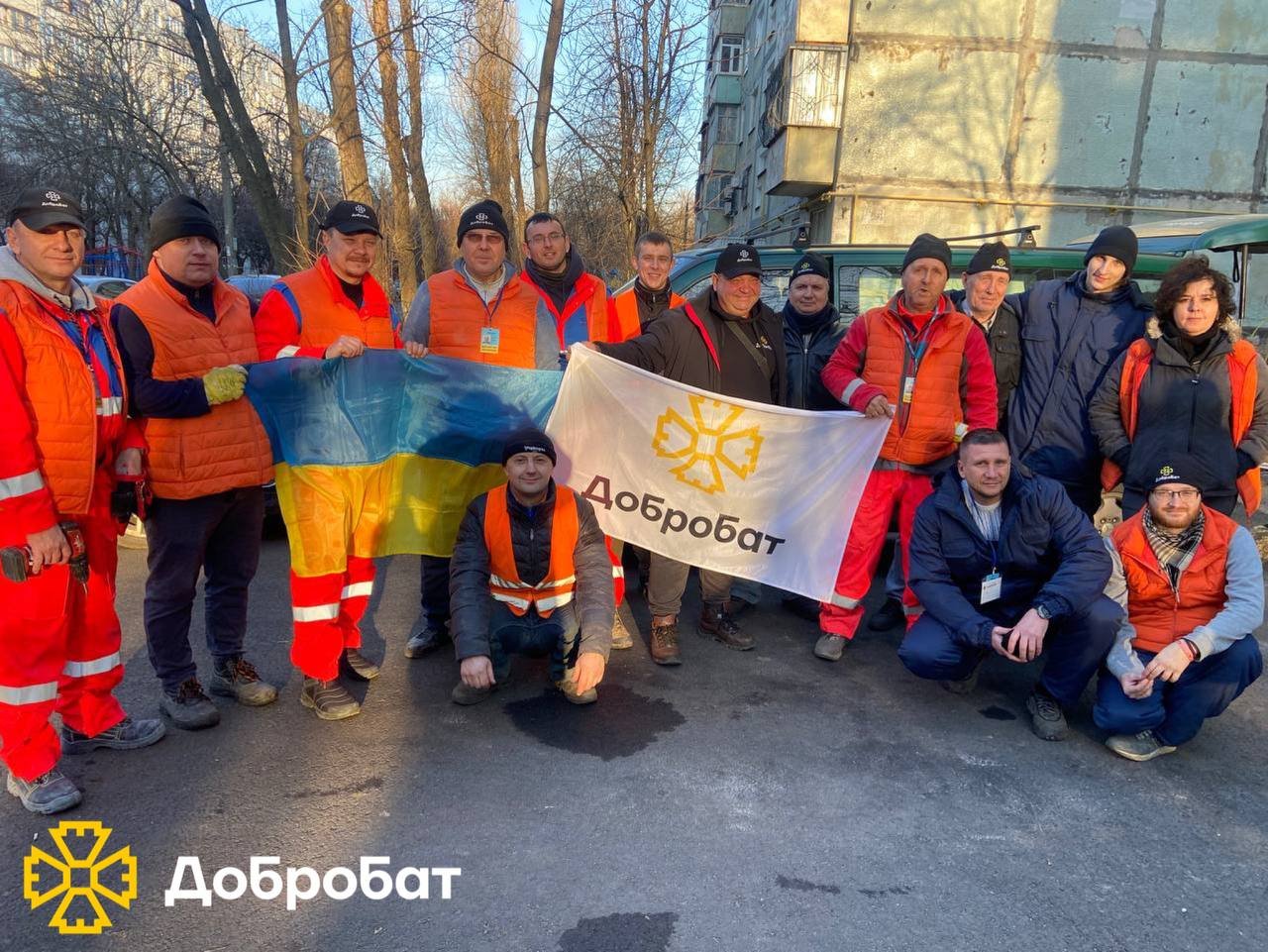 Ліквідовували наслідки руйнувань та розчищали завали: «Добробат» про допомогу у період новорічний свят