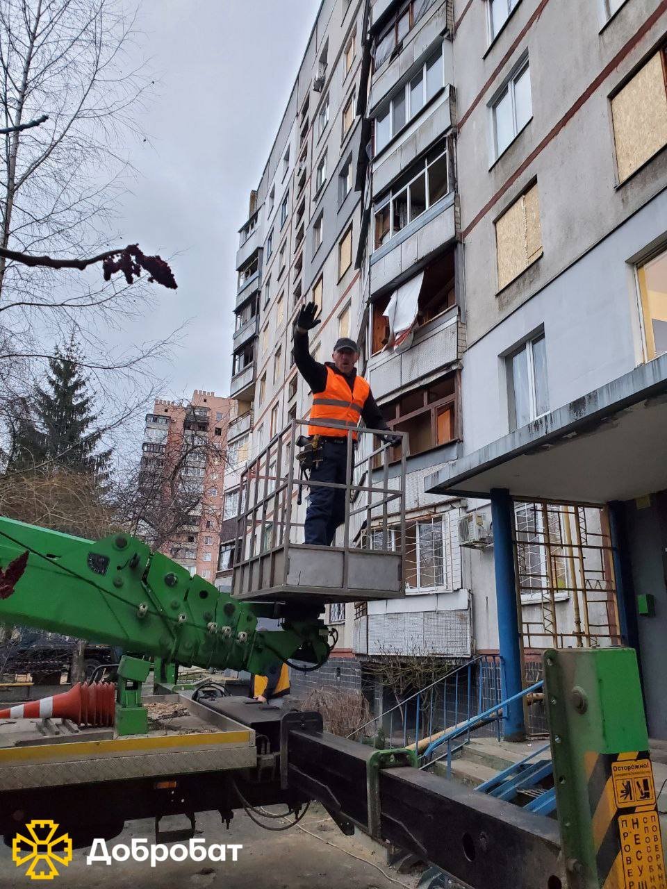 Ліквідовували наслідки руйнувань та розчищали завали: «Добробат» про допомогу у період новорічний свят