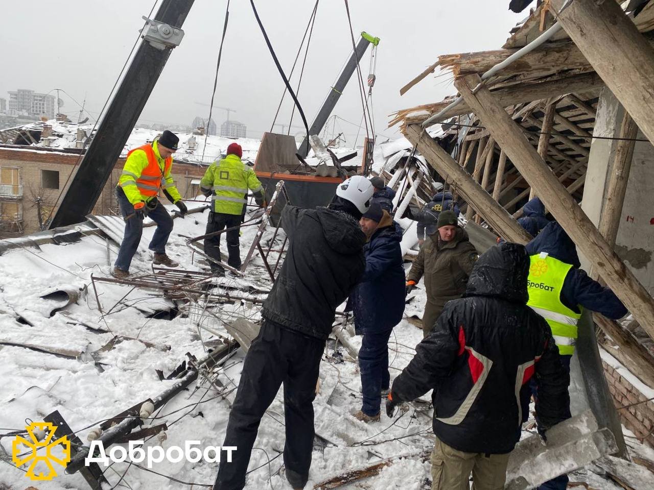Ліквідовували наслідки руйнувань та розчищали завали: «Добробат» про допомогу у період новорічний свят