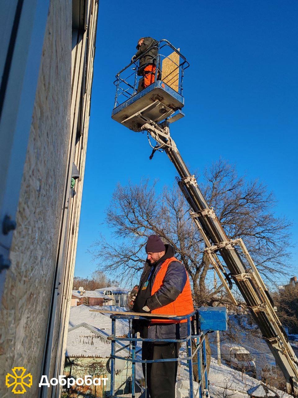 Сніг та морози не лякають волонтерів: звітуємо про допомогу «Добробату» за тиждень, що минув