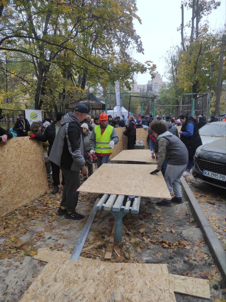 Добробат продовжує роботи у Дарницькому районі столиці